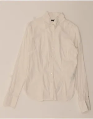 Durable Buttons TOMMY HILFIGER Womens Shirt US 4 Small White Cotton