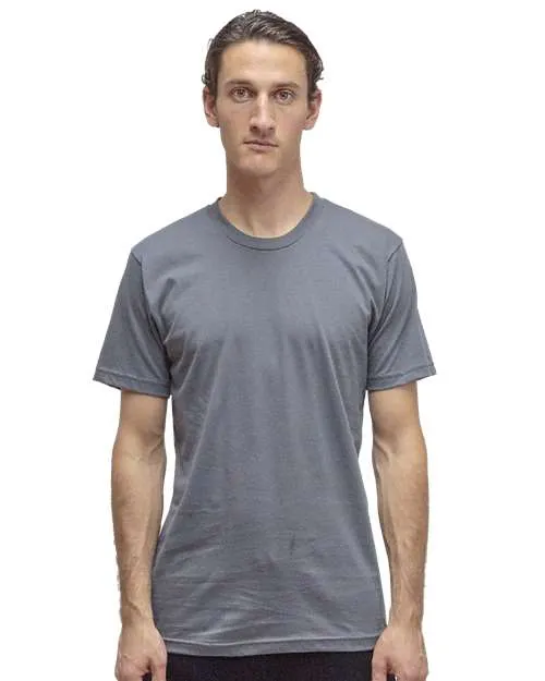 Los Angeles Apparel 20001 USA-Made Fine Jersey T-Shirt Comfortable All Day Wear
