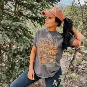 Low Waste Manufacturing Keep Me Wild Tee Cozy and Soft Quick Dry Technology