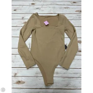 Bodysuit By A New Day In Tan, Size: S edgy bodysuit festival bodysuit