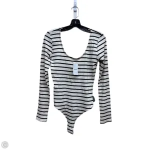 office bodysuit Bodysuit By Forever 21 In Striped Pattern, Size: L