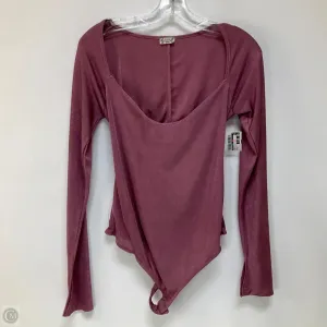 Bodysuit By Free People In Pink, Size: M yellow bodysuit mom bodysuit
