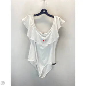 petite bodysuit Bodysuit By Ambiance Apparel In White, Size: 3x