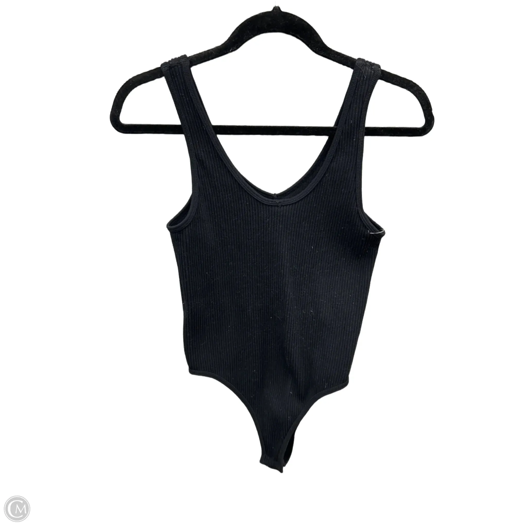 Bodysuit By Clothes Mentor In Black, Size: S seamless bodysuit casual chic bodysuit