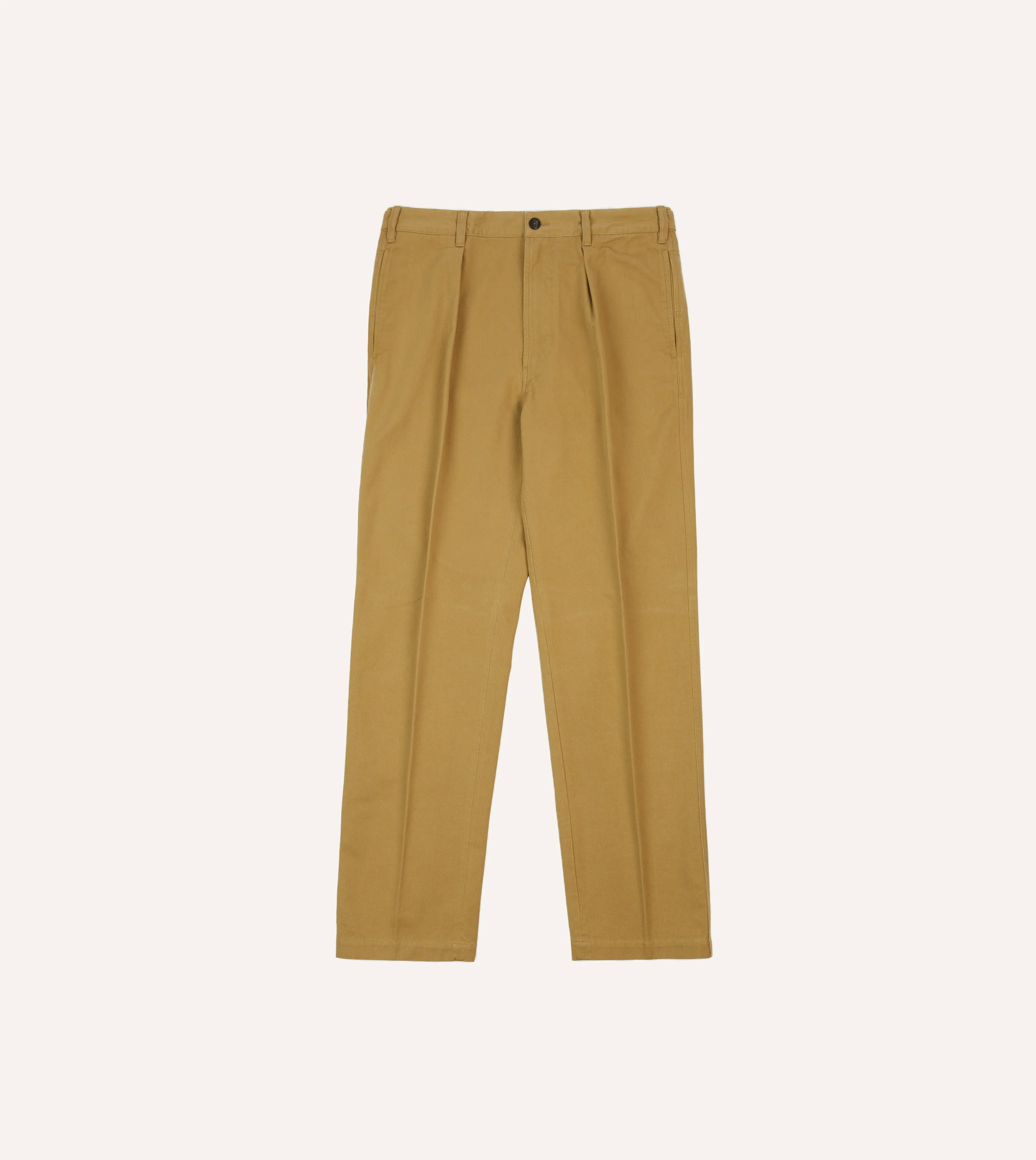 Workday Essential Sand Vintage Wash Cotton Games Trousers