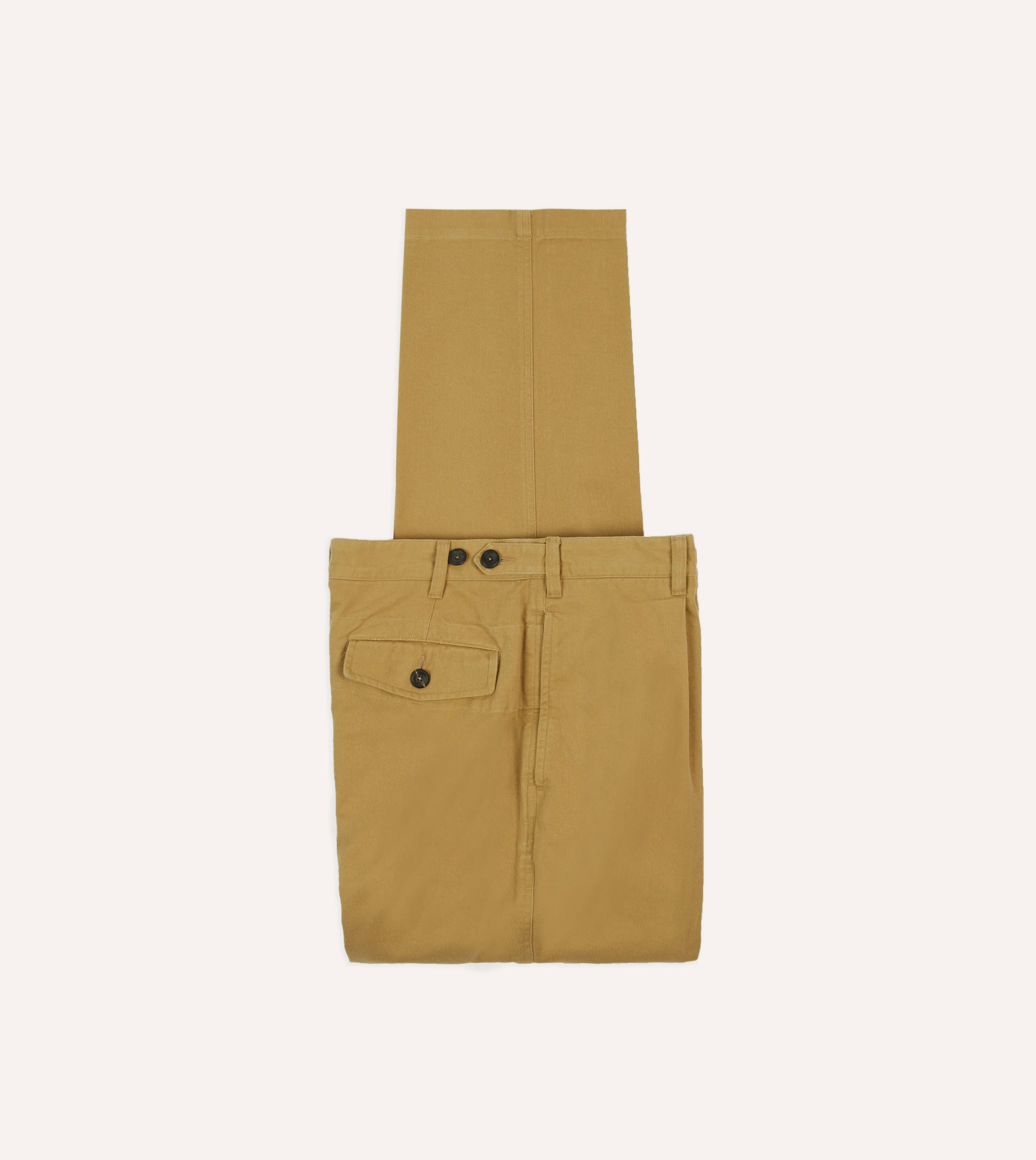 Sand Vintage Wash Cotton Games Trousers Workday Comfort Tailored for Success