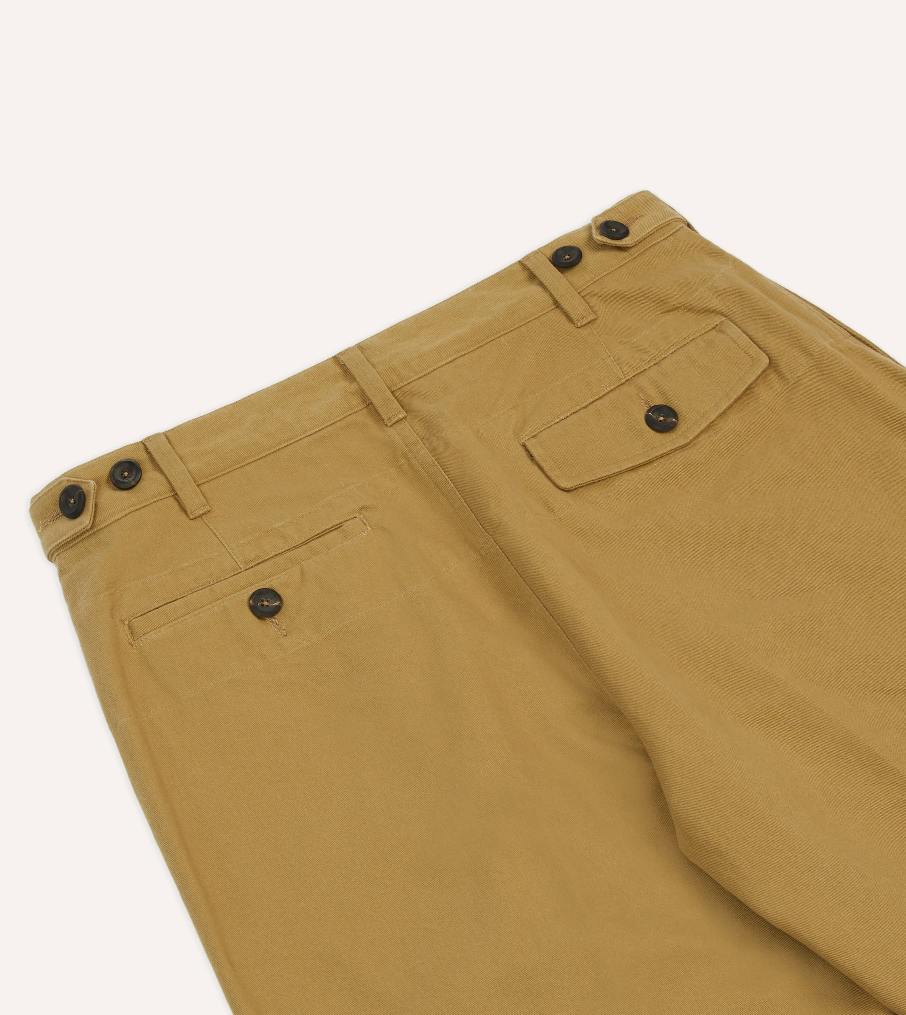 Sand Vintage Wash Cotton Games Trousers Chilly Day Fit Comfort Layer