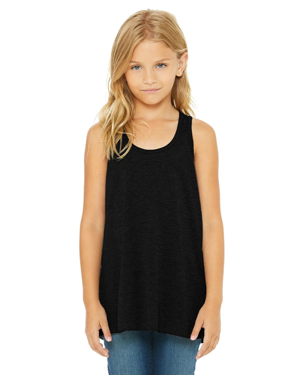 StretchComfortWeave Bella   Canvas B8800Y Youth Flowy Racerback Tank