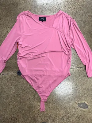 plus size bodysuit Bodysuit By Clothes Mentor In Pink, Size:3X
