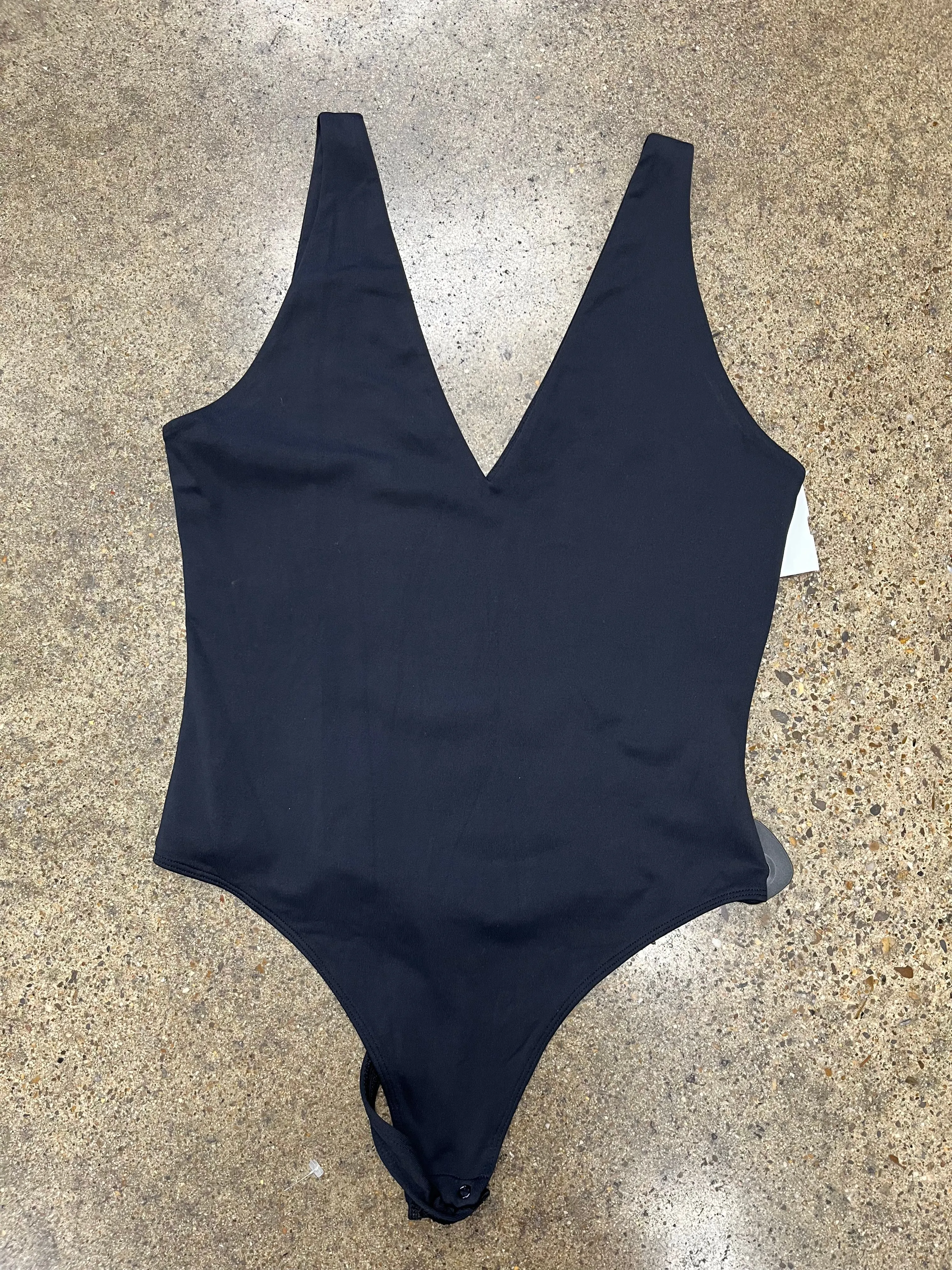 Bodysuit By Babaton In Black, Size:L edgy bodysuit streetwear bodysuit