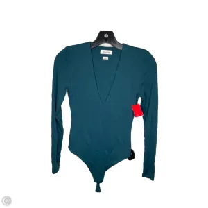 Bodysuit By Babaton In Green, Size: S model style bodysuit