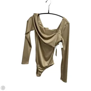 sleep bodysuit fashion women bodysuit Bodysuit By Clothes Mentor In Tan, Size: Xs