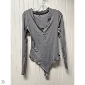 Bodysuit By Nike In Grey, Size: M pink bodysuit