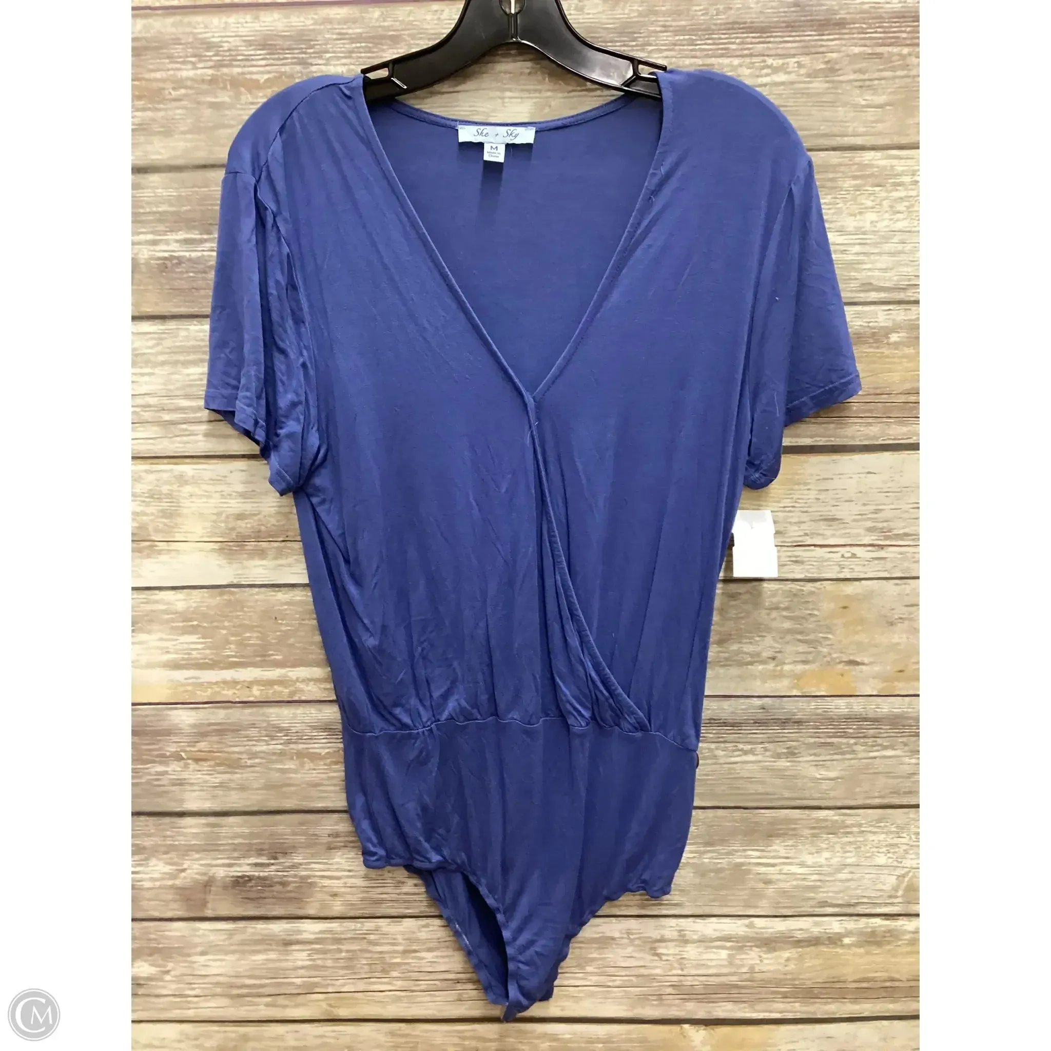 spring bodysuit celebrity style bodysuit Bodysuit By She   Sky In Blue, Size: M