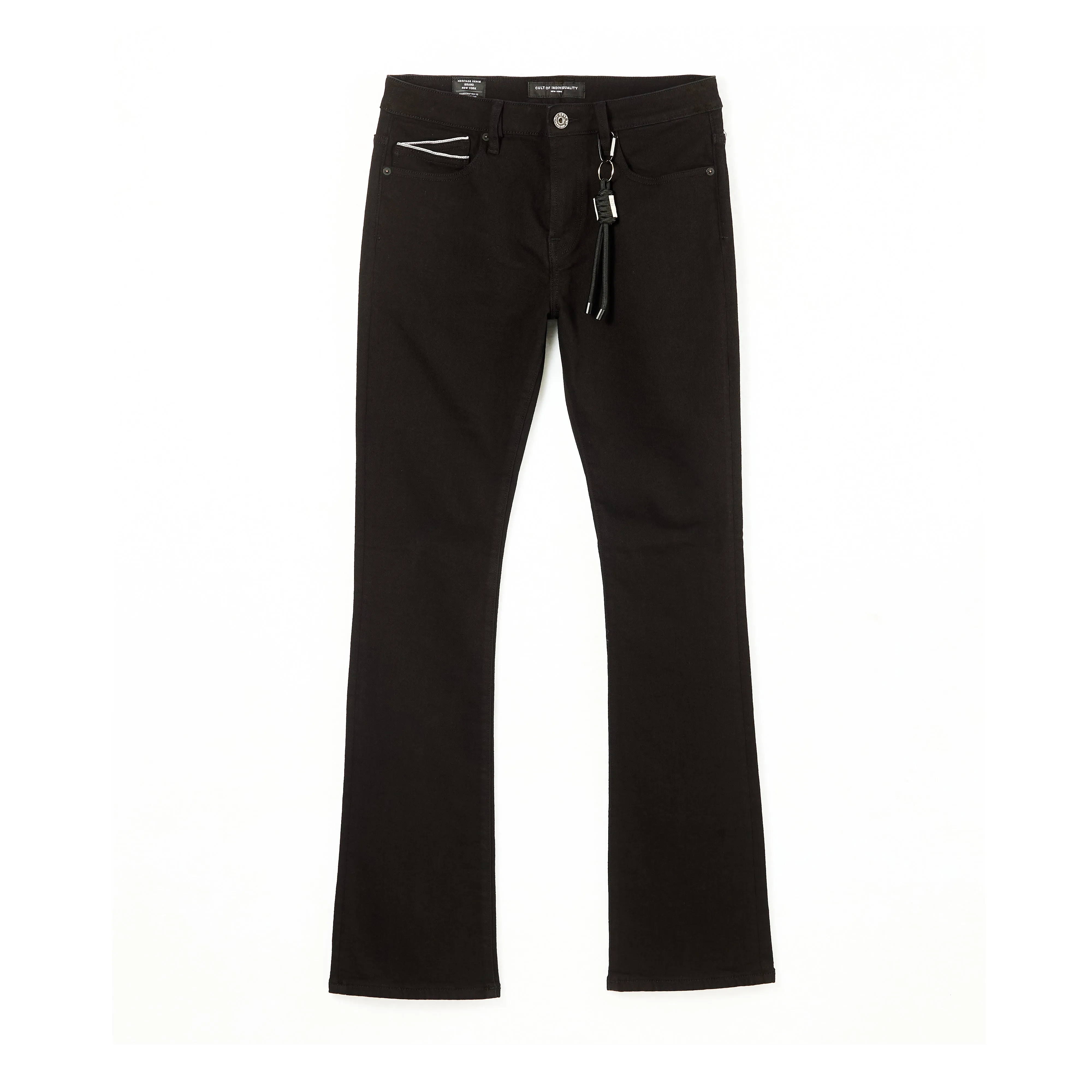 Daily Attire LENNY BOOTCUT JEANS IN TRIPLE BLACK