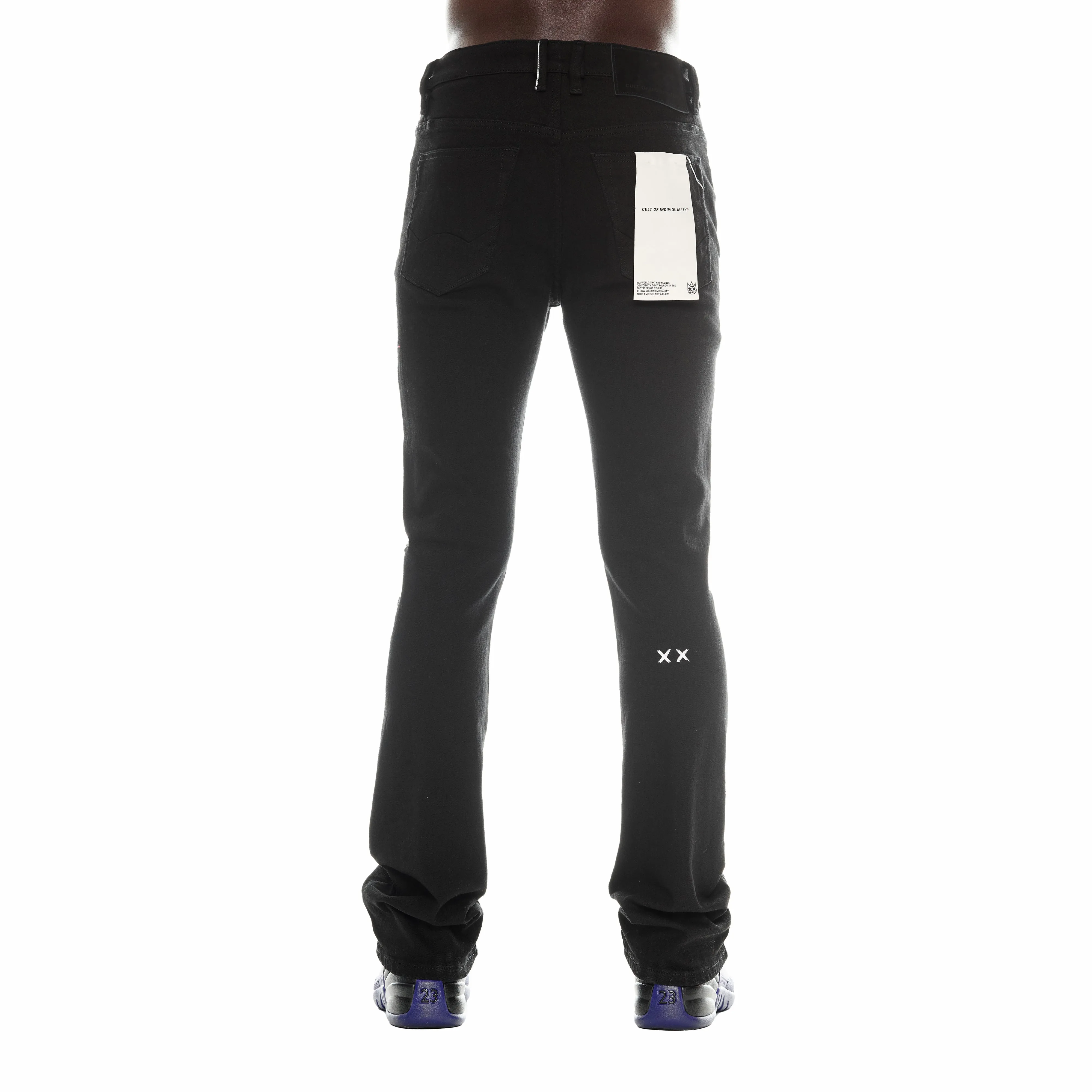 LENNY BOOTCUT JEANS IN TRIPLE BLACK Couple Look Work Ready Beach Day Winter Warmth Classic