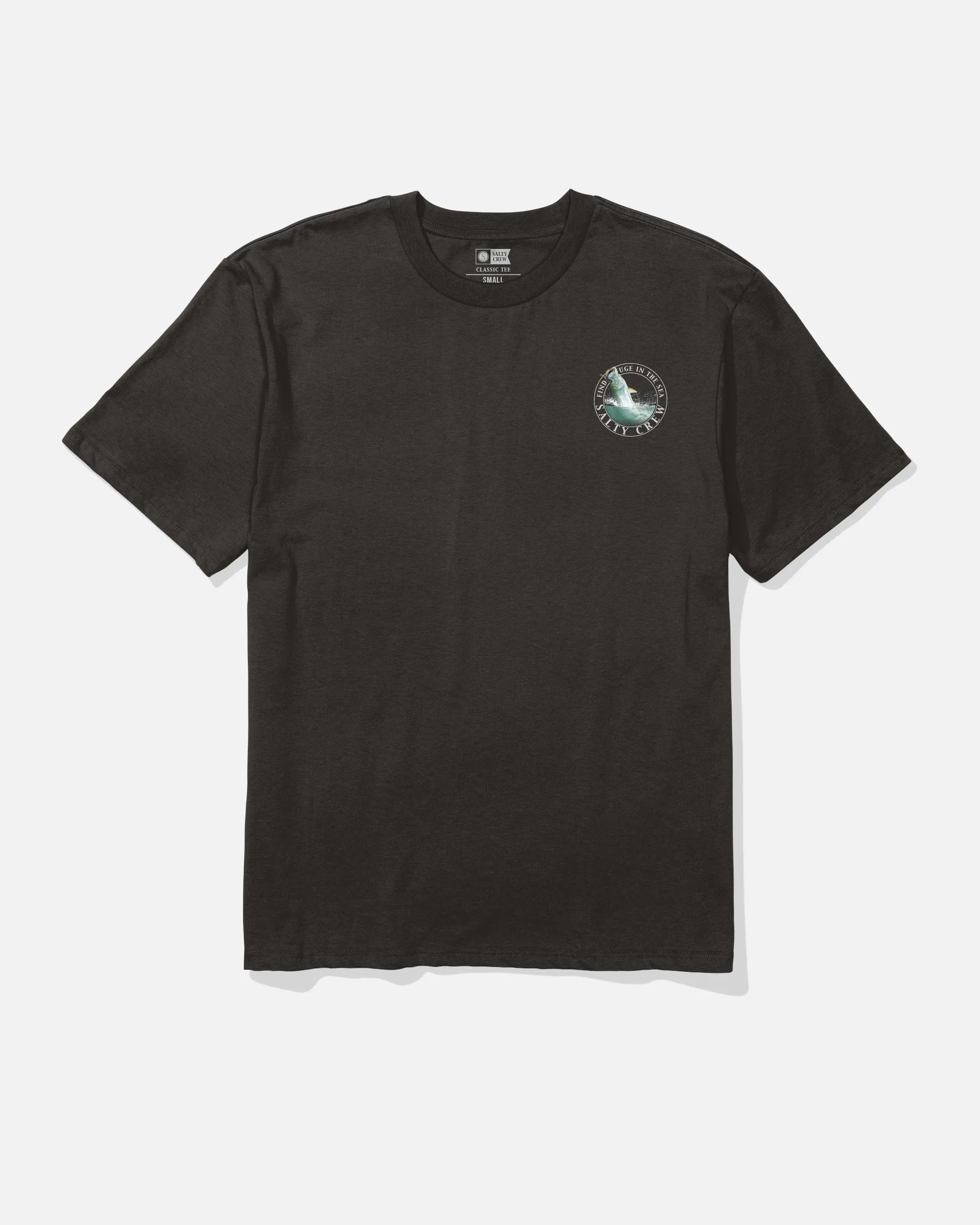 Tarpon Classic Tee - Black Oeko Tex Certified Eco friendly materials