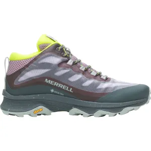 Merrell Moab Speed Mid GORE-TEX Womens Walking Boots - Purple Weatherproof Fit Endurance Test