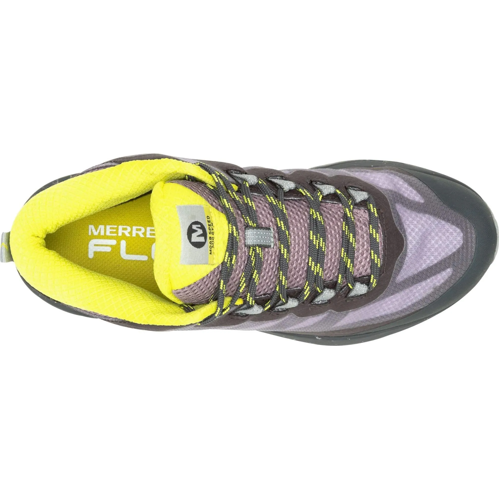 Climbing Ready Outdoor Road Merrell Moab Speed Mid GORE-TEX Womens Walking Boots - Purple
