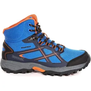 Rough Ground Regatta Kota Mid Junior Waterproof Walking Boots - Blue