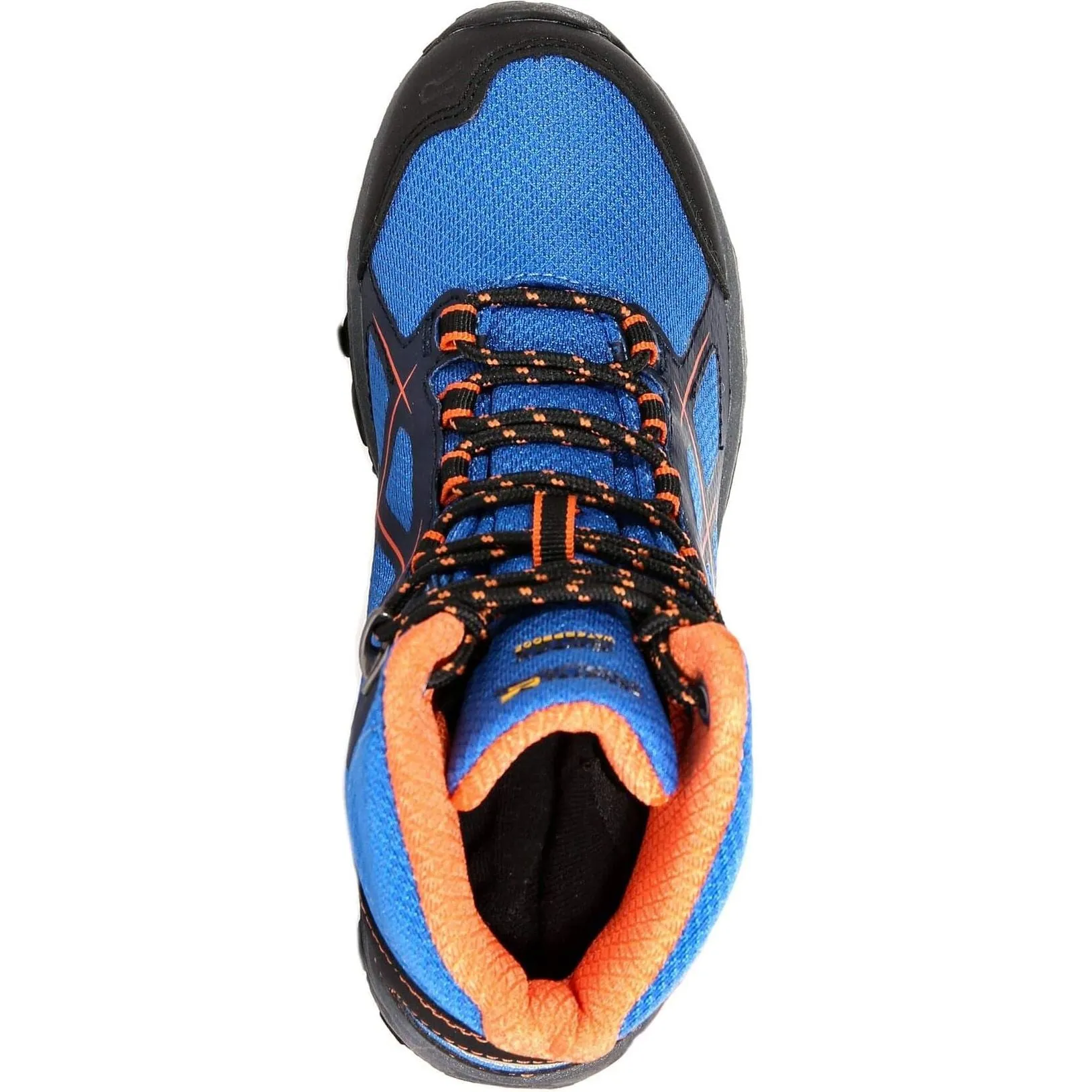 Regatta Kota Mid Junior Waterproof Walking Boots - Blue High Traction Boots Camping Trip