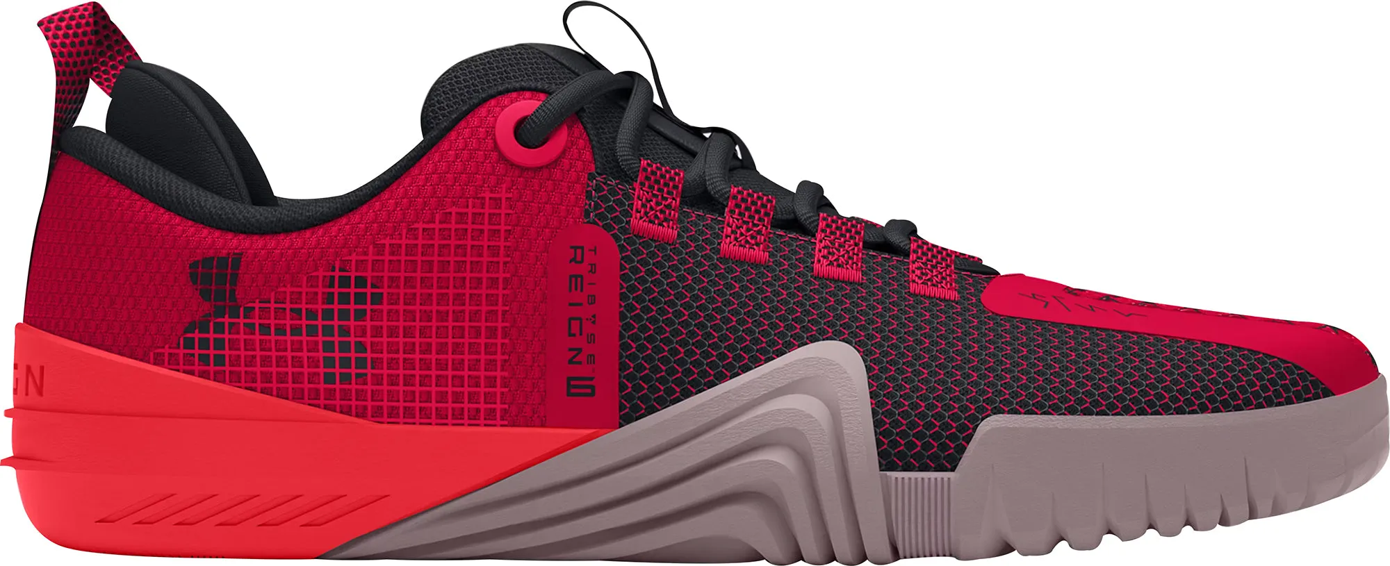 Under Armour Reign 6 Mens Training Shoes - Red Daily Casual Torsion Stability Systems
