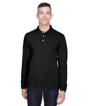 Essential Comfort M265L - Harriton Mens 5.6 oz. Easy Blend? Long-Sleeve Polo Shirt