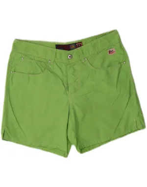 Sustainable ROY ROGERS Mens Casual Shorts W33 Medium Green Polyamide