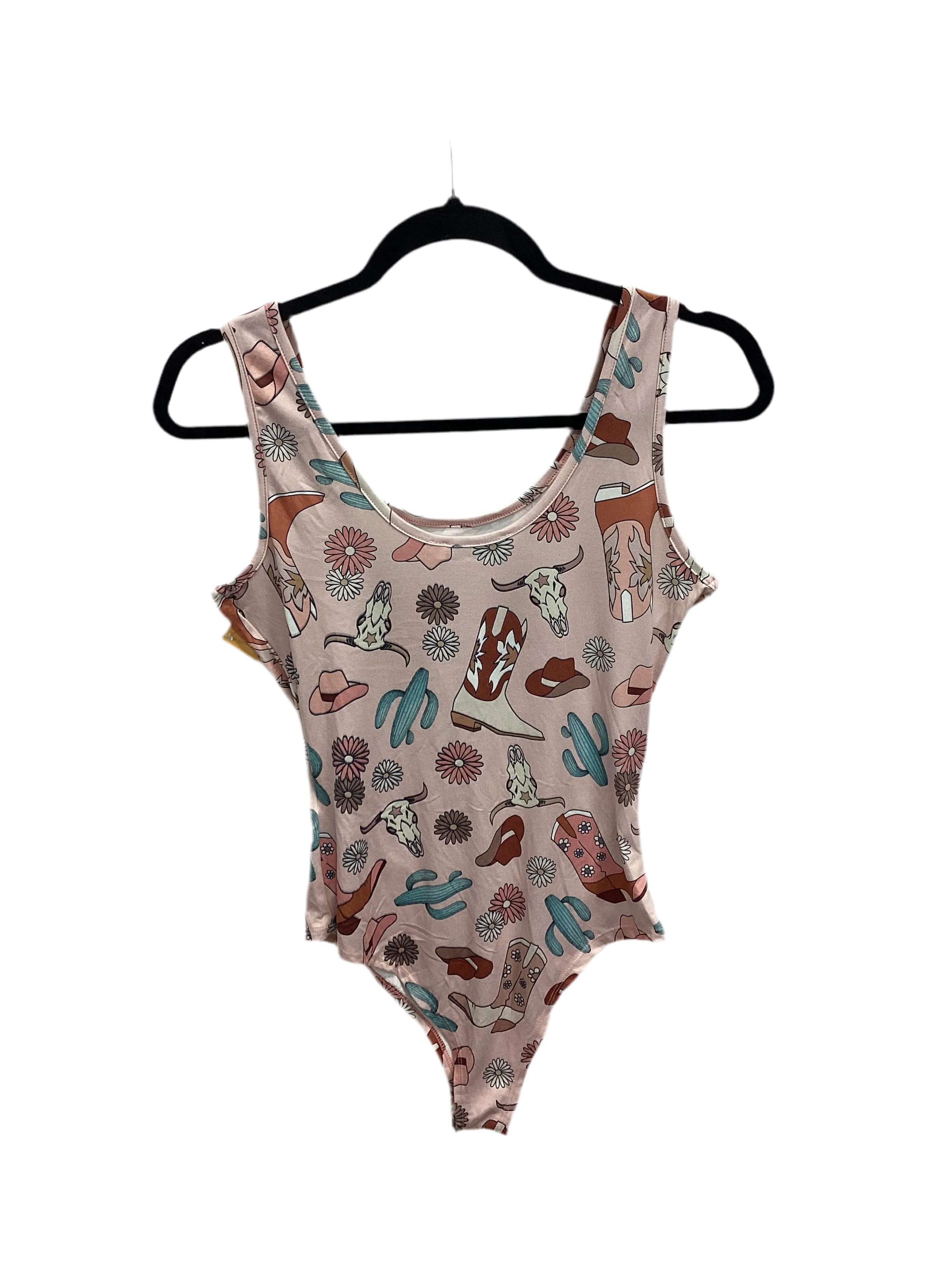 sheer bodysuit Bodysuit By Cmc In Pink, Size:S