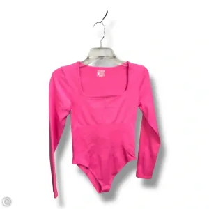 Bodysuit By Oqq In Pink, Size: M thermal bodysuit versatile bodysuit