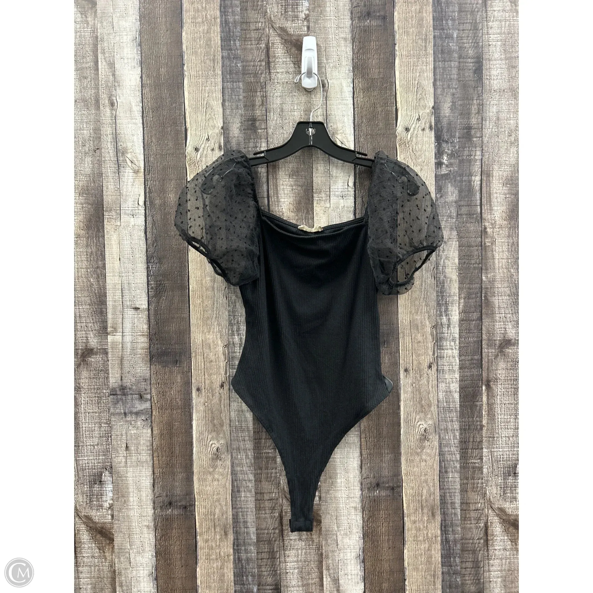 Bodysuit By Altard State In Black, Size: L leather bodysuit button bodysuit
