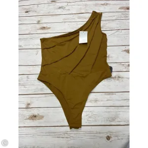Bodysuit By Cmf In Gold, Size: M lace bodysuit leopard bodysuit