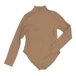 Bodysuit By Clothes Mentor In Tan, Size:2X curve bodysuit