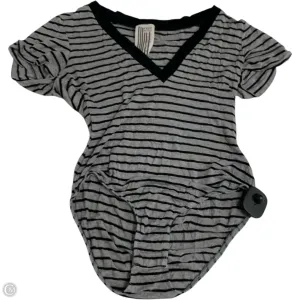bodysuit with shorts shapewear bodysuit Bodysuit By Free People In Striped Pattern, Size: Xs