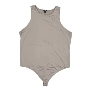 Bodysuit By Express In Tan, Size:Xl bamboo bodysuit at home bodysuit