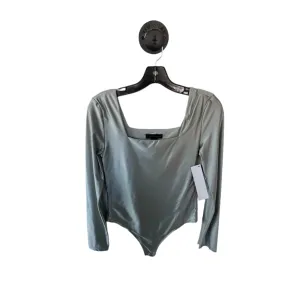 Bodysuit By House Of Harlow In Silver, Size: S wedding bodysuit
