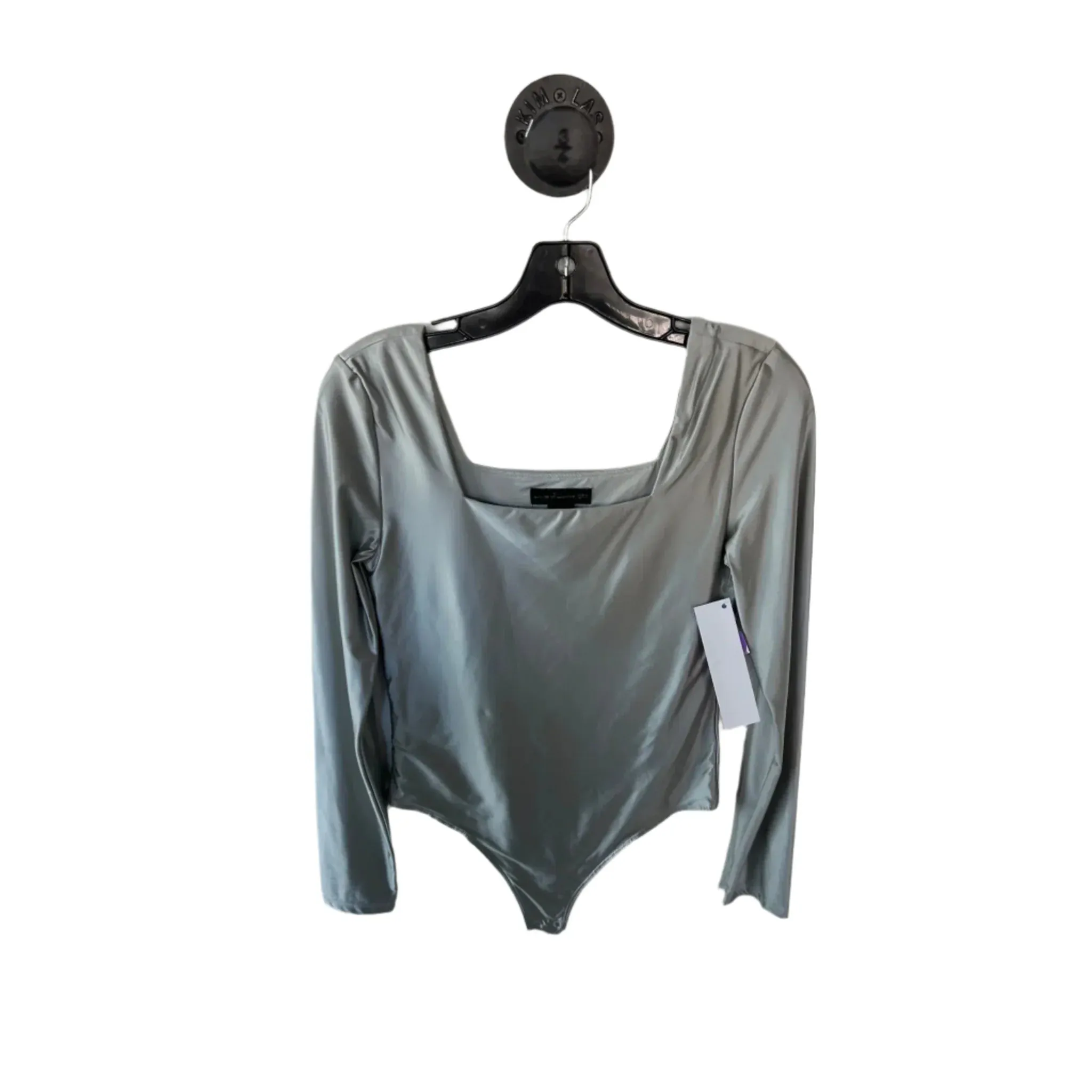 Bodysuit By House Of Harlow In Silver, Size: S wedding bodysuit