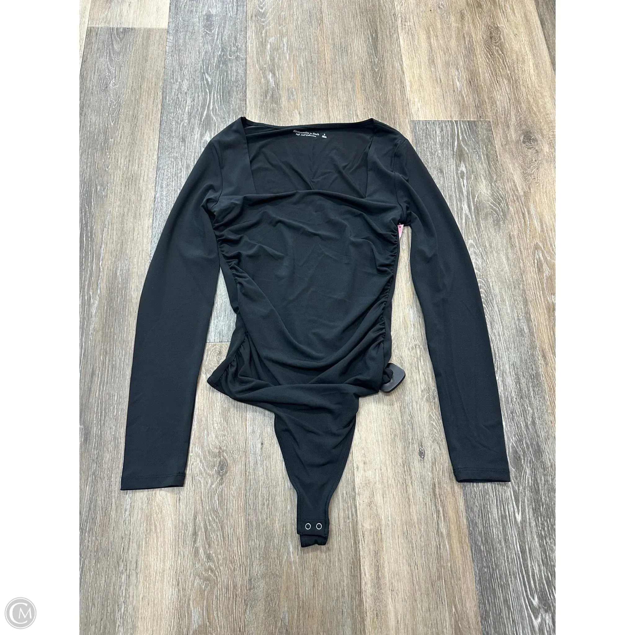 snake print bodysuit bodysuit with leggings Bodysuit By Abercrombie And Fitch In Black, Size: S