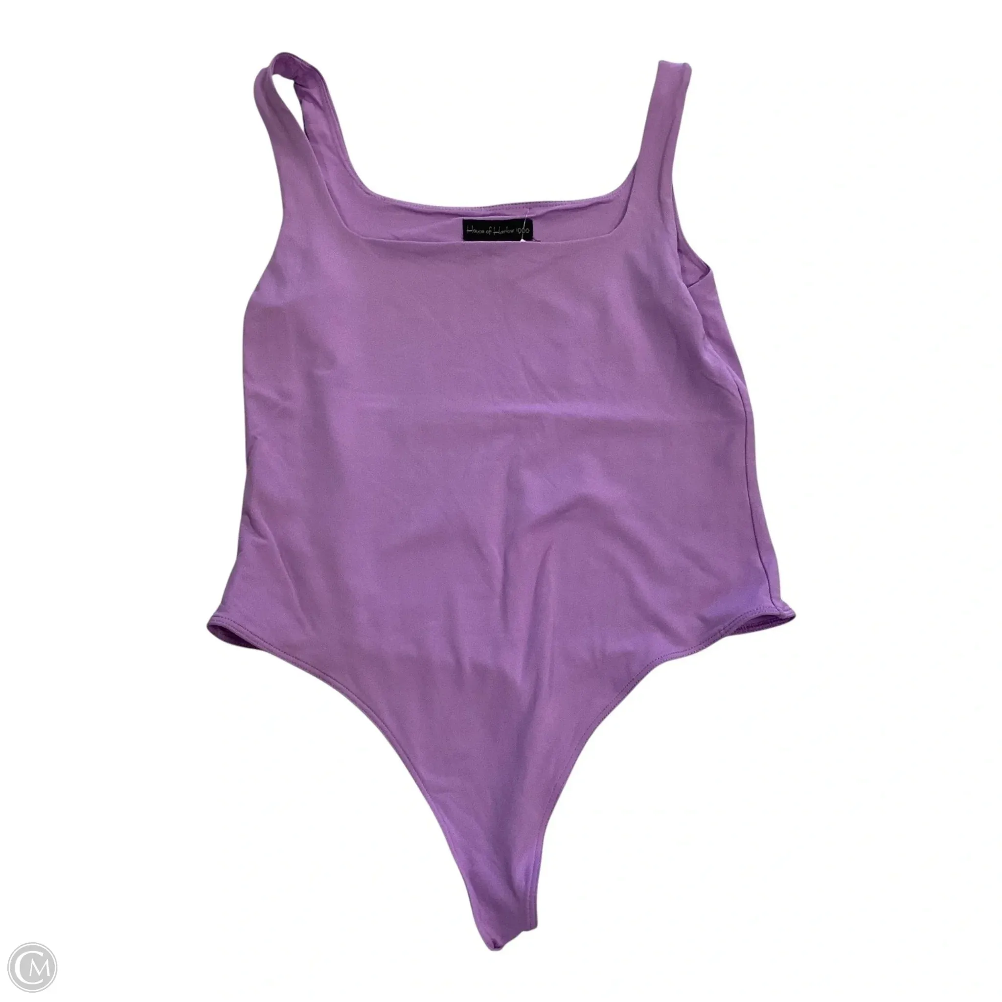 Bodysuit By House Of Harlow In Purple, Size: L celebrity style bodysuit one shoulder bodysuit