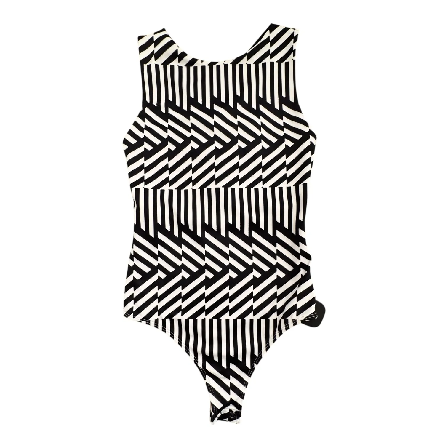 slimming bodysuit curve bodysuit Bodysuit By Express In Black & White, Size:Xxs