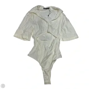 Bodysuit By Zara In Cream, Size: S comfortable bodysuit