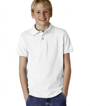 437Y - Jerzees Youth SpotShield? Jersey Polo Shirt Timeless Wearable