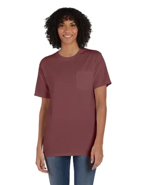 Fashion Layering Urban Fashion Look ComfortWash by Hanes GDH150 Unisex Garment-Dyed T-Shirt with Pocket