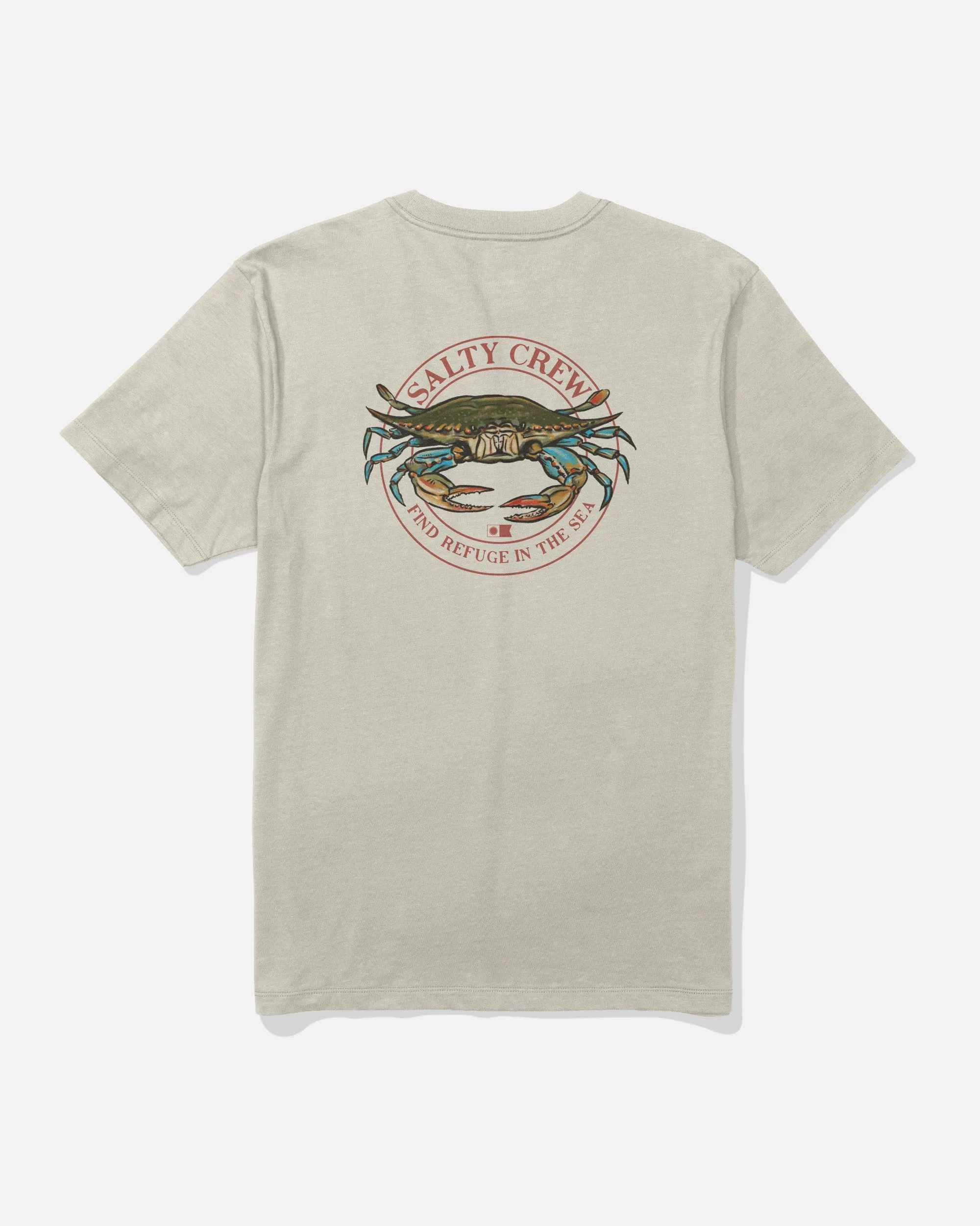 Sporty Design Basic Wear Jimmy Tee - Bone