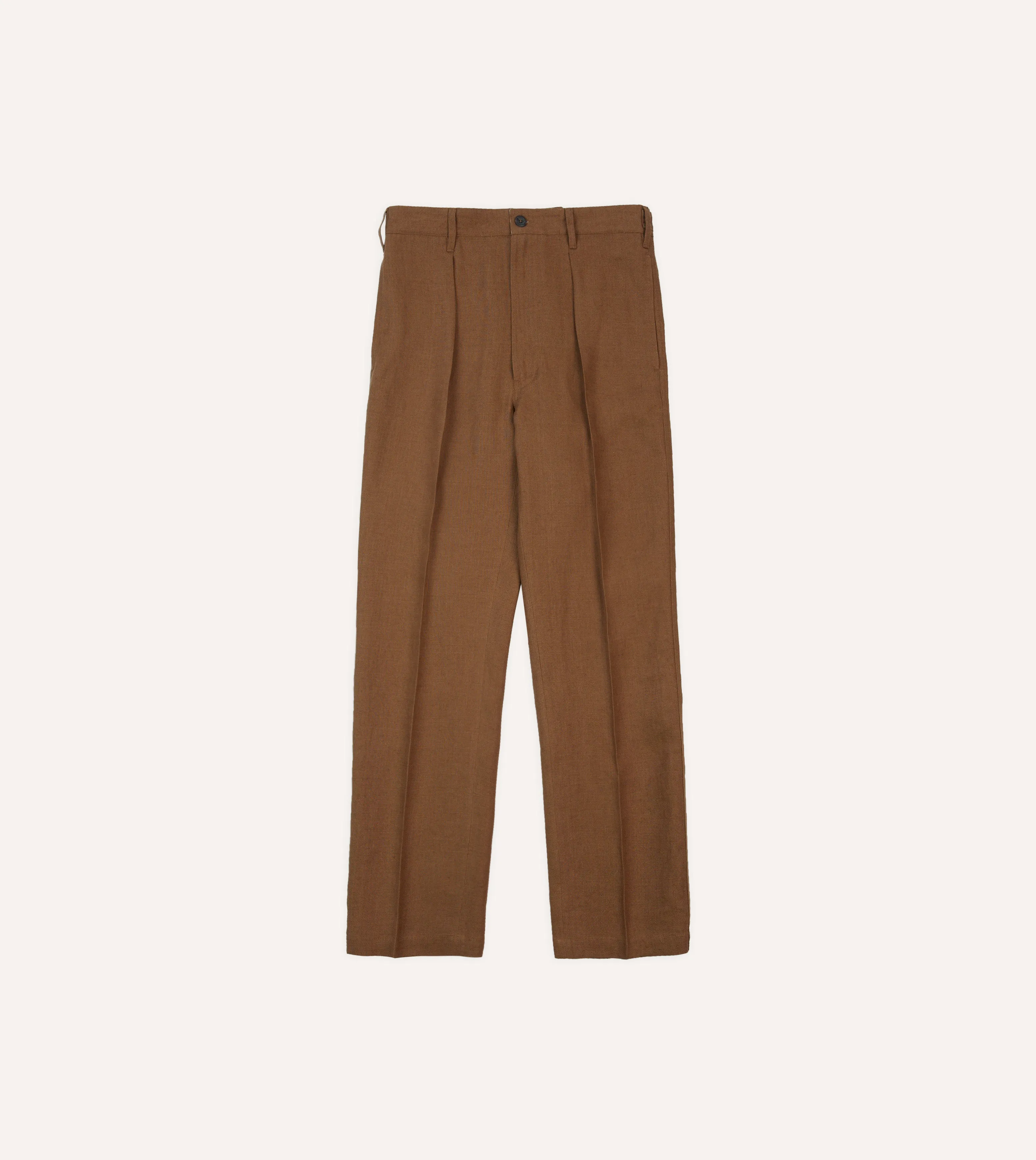 Tobacco Antique Linen Games Trousers Business Layering