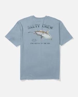 Surface Classic Tee - Blue Fog Light Breeze