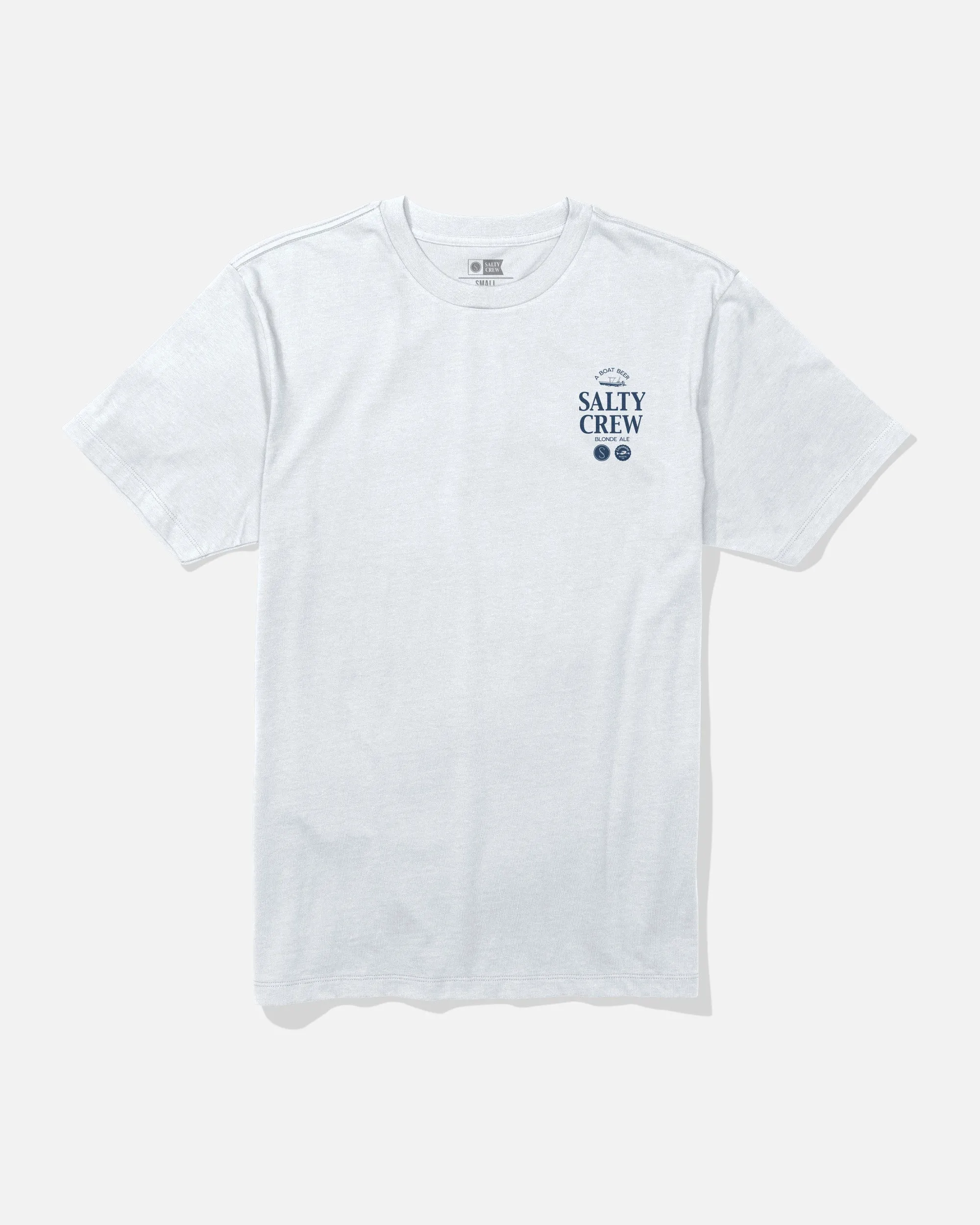 Salty Brew Tee - White Simple Style