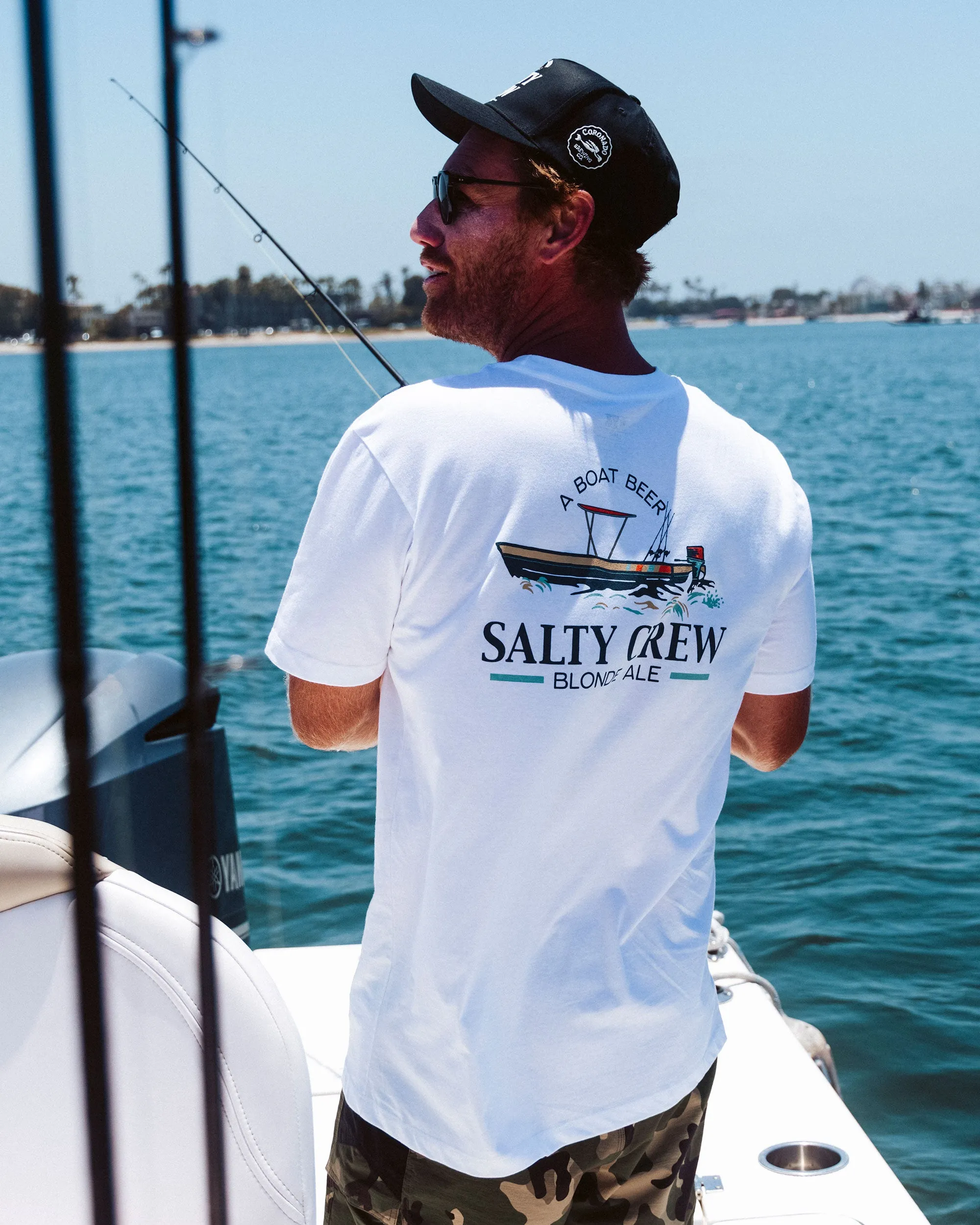 SunProtectionFabric Smart Wear Salty Brew Tee - White