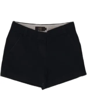 J. CREW Womens Chino Shorts US 2 XS W30  Navy Blue Cotton Comfort Fit