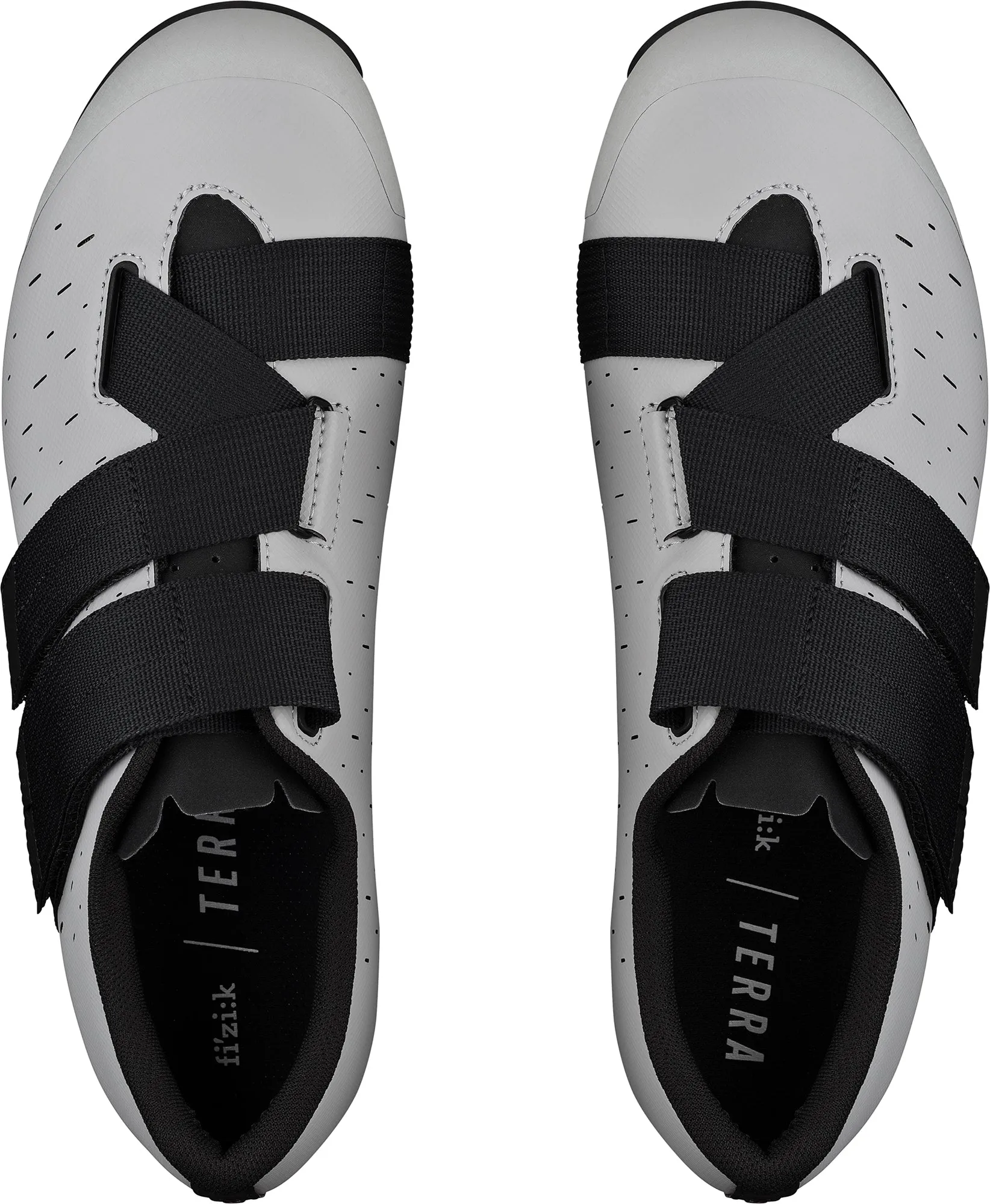 Fizik X4 Terra Powerstrap Mens Road Cycling Shoes - Grey Shock absorption Weekend Walker